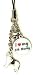 Jewelry : Siberian Husky Dog Cell Phone Charm