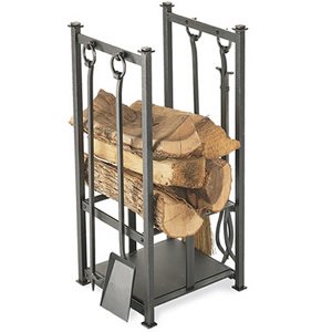 Craftsman Hearth Center - Vintage Iron Finish