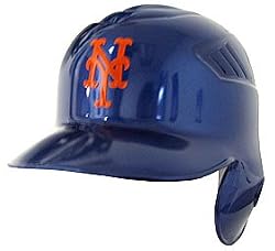 New York Mets Left Flap Official Batting Helmet - Baseball Sports Merchandise