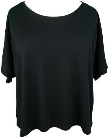 YogaColors Emoticon Cropped Boxy Flowy Jersey Tee