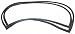 94-01 JEEP CHEROKEE FRONT GLASS WEATHERSTRIP SUV, Windshield Moulding, Reveal, Black (1994 94 1995 95 1996 96 1997 97 1998 98 1999 99 2000 00 2001 01) J451701 55235391AB Image