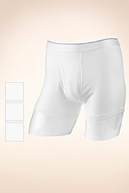 3 Pack Cool Fresh Stretch Cotton Plain Trunks with Stay New