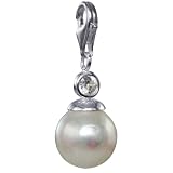 Produkt-Bild: Insignum Charms Anh&auml;nger Silber Muschelkern Zirkonia 925 Sterling Silber I264088