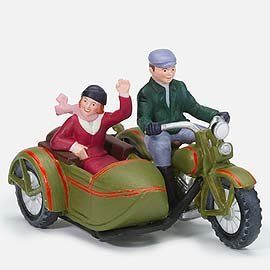 Dept 56 Christmas in the City 1930 Harley-davidson Vl with Sidecar, 56.59409