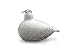 iittala Birds of Toikka Mouthblown Glass Bird, Willow Grouse