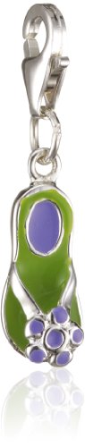Pasionista Charms Anh&auml;nger 925 Sterling Silber Flip-Flop 604053 Preisvergleich