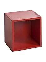 Kenyap Estantería Küp Borgoña 34 x 34 x 27