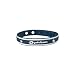 Phiten Titanium Bracelet Sport: Color-Navy White Line, One Size