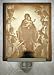 Virgin with Angels Flat Porcelain Lithophane Nightlight