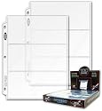 BCW Pro 3-Pocket Page Currency Page (100 Ct. Box)