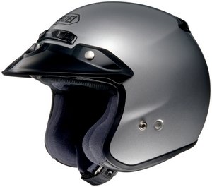 Shoei RJ PLATINUM R SERIES CRUISER Lt.silver SIZE:XXL Open Face Motorcycle Helmet