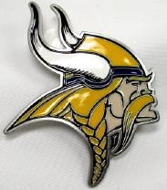 Minnesota Vikings Enamel Pewter Buckle, NFL Football Buckle