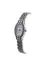 Geneva Platinum Marcasite Rimmed Fashion Watch