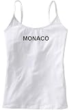 MONACO - Country Series - White Women's / Girls Camisole (Girlie / Babydoll)