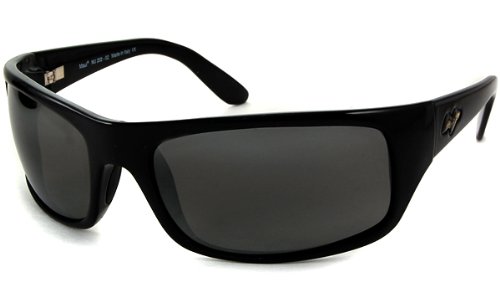 Maui Jim Peahi Sunglasses Black/HCL Bronze