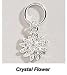 Pet Studio Dazzling Cllr Charm Crystal Flower