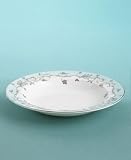 Martha Stewart Collection with Wedgwood Flourish Rim Soup Bowl in Robin's Egg, 9
