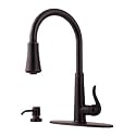 Price Pfister 529-7YPY Ashfield Single-Handle Pull-Down Kitchen Faucet, Tuscan Bronze