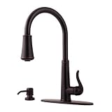 Price Pfister 529-7YPY Ashfield Single-Handle Pull-Down Kitchen Faucet, Tuscan Bronze