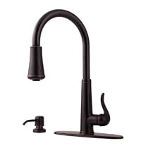 Price Pfister 529-7YPY Ashfield Single-Handle Pull-Down Kitchen Faucet, Tuscan Bronze
