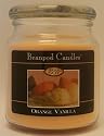 Beanpod Candle, Orange Vanilla 16 oz Scented Soy Jar Candle
