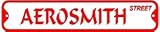 AEROSMITH STREET pop rock novelty street sign