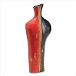 Black and Red Vase