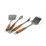 Charcoal Companion CC1110 3-Piece Pacific Bamboo Barbecue Tool Set