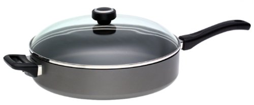 Meyer Anolon Classic Saute Pan with Lid & Helper Handle 12