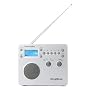 Tivoli Audio SongBook AM / FM Alarm Clock Travel Radio, Silver