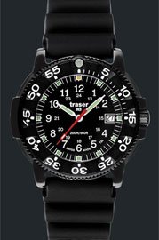TRASER H3 Black STORM PRO SPecial TACTICAL Edition PVD  TRITIUM WATCH
