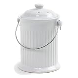 Kitchen Compost Crock White