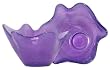Colorful Recycled Art Glass Small Grape Wave Rim Dip Bowl 6"D, 4"H - Set / 2