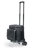 Picnic Time Cellar W/Trolley - Black 6 Bottle Tote