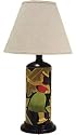 VINTAGE ISLAND BEAUTIES CERAMIC TABLE LAMP - BLACK