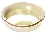 Review Frankoma Pottery  / Frankoma Color Works Whipped Cream Round Baking Dish 9-in.