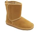 L'Amour Kids Genuine Nubuck Slip On Warm Boots Tan