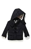 Burberry Toggle Front Coat Navy Blue Baby/infant