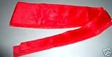 SOFT RED TIE BLINDFOLD,FOR SLEEP NEW IN POLLY BAG