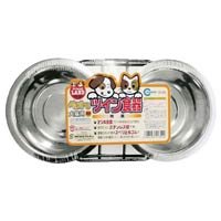 マルカン　ペットのツイン食器　犬猫用　M