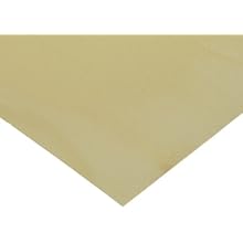 Brass C260 Shim Stock, #2 Finish, Half Hard, ASTM-B36, 0.010" Thick, 6" Width, 18" Length (Pack of 10)