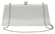 La Regale Rhinestone Ball Satin Clutch