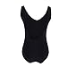 ROPALIA Women's Letter Print Backless One Piece Monokini Bikini