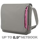 Belkin 8.9-Inch Messenger (Soft Grey/Flamingo Pink)