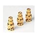 Monster VA MBFR-3H Female RCA to Male BNC Cable Adapters