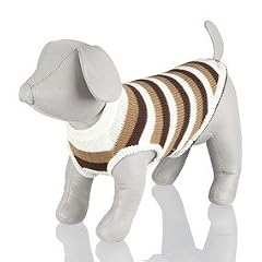Trixie Pullover Hamilton, XL: 70 cm, braun/wei� gestreift