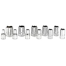 Powerbuilt 640497 1/4-Inch Drive SAE Socket Set, 11-Piece