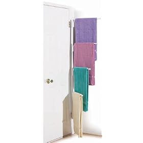 <b>Hinge It Towel Rack - (White)</b>