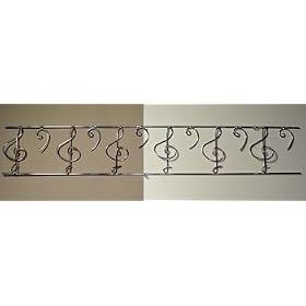 Trellis Frieze Elements-"Music" (TFE 2e-Mc) -Handmade Aluminum Trellis-Frieze Panels from Brooks Design