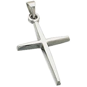 Platinum Religious Cross Pendant